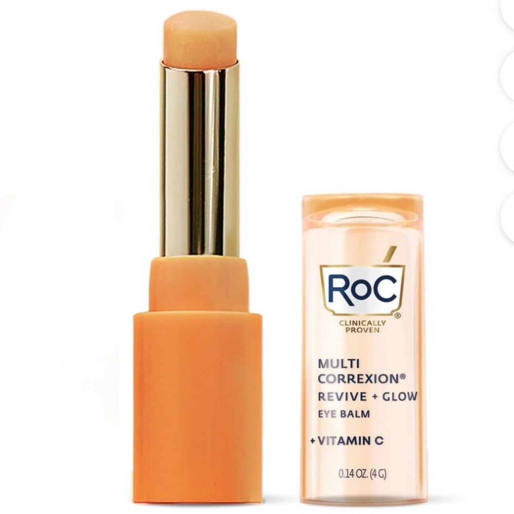 NIB RoC Multi Correxion Revive + Glow Eye Balm Vitamin C Brightening 0.14 oz - Picture 4 of 8